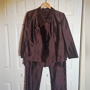 Women's 3pc Satin suit